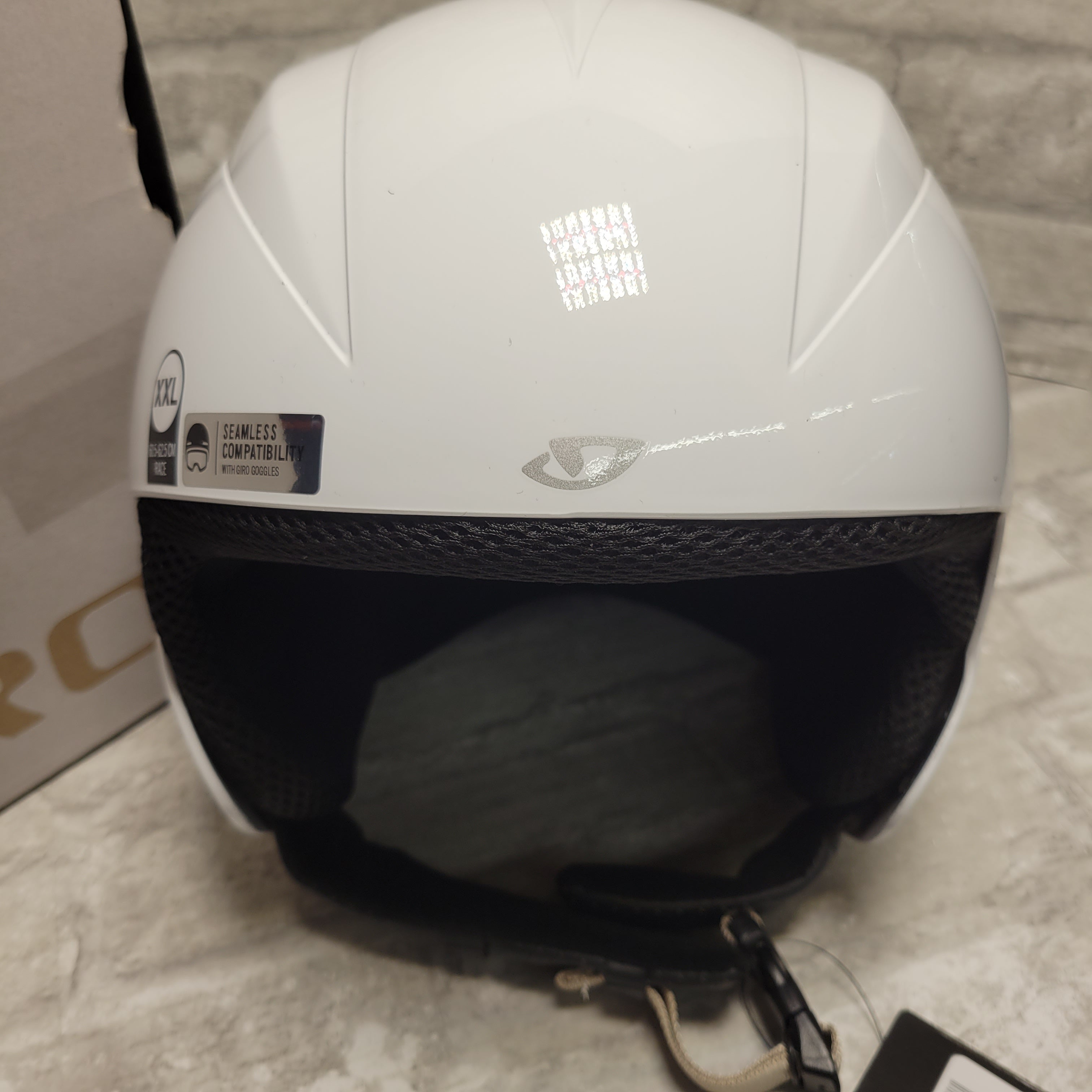Giro Sestriere Race Snow Helmet #2033951, Adult White XXL (8075241554158)